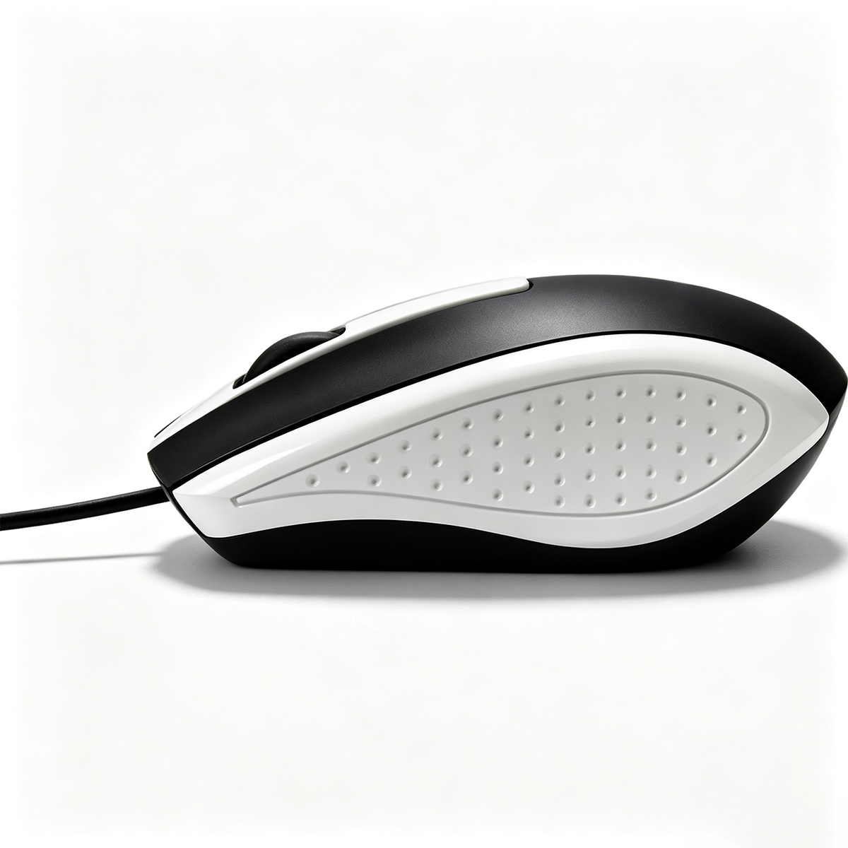 Souris Optique Filaire Pleine Taille Design Contouré pour Ordinateur Portable
